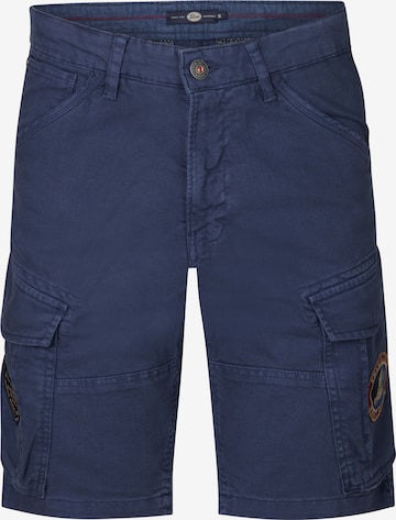 Petrol Industries Regular Cargojeans in Blauw: voorkant