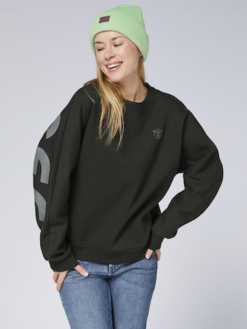 CHIEMSEE Sweatshirt in Schwarz: Vorderseite