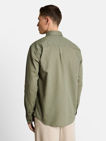 TOM TAILOR DENIM Comfort fit Button Up Shirt in Green
