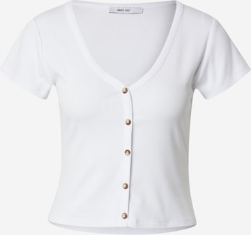 T-shirt 'Line' ABOUT YOU en blanc : devant
