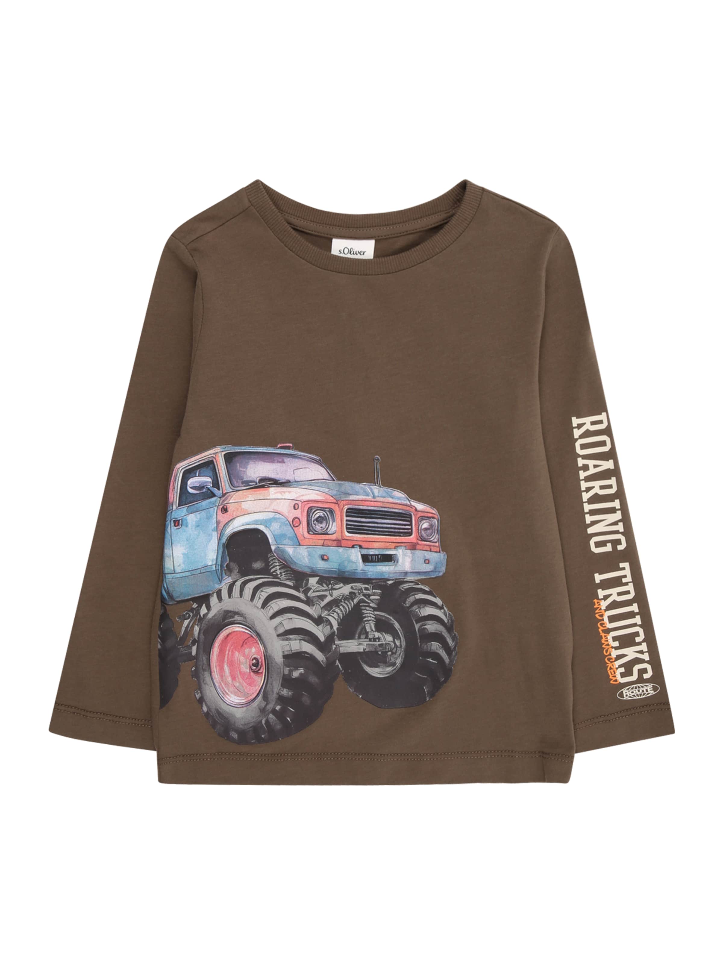 s.Oliver Shirt in Brown: front