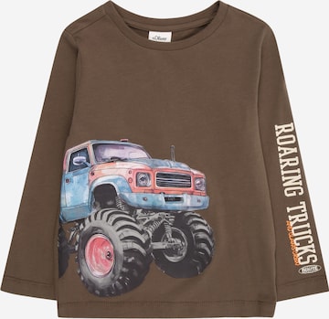 s.Oliver Shirt in Brown: front