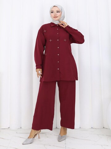 MODAMIHRAM Tuniek in Rood: voorkant