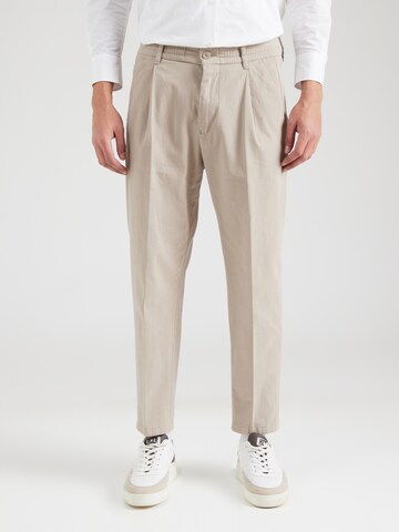 Regular Pantalon à plis 'CHASY' DRYKORN en beige : devant