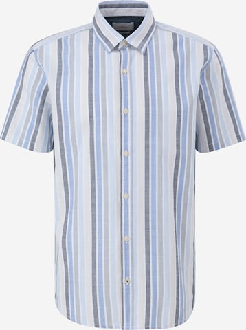 s.Oliver Regular fit Button Up Shirt in Blue: front