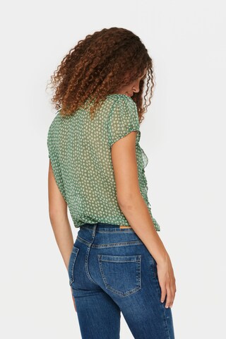 SAINT TROPEZ - Blusa 'Lilja' en verde