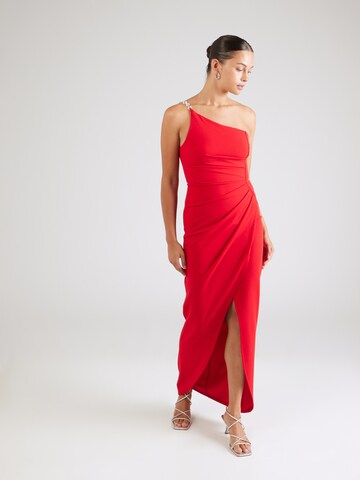 Lipsy Společenské šaty – červená: přední strana