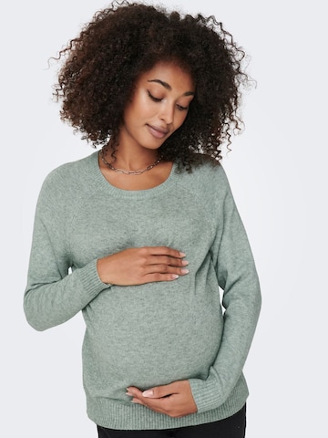 Only Maternity Pullover i grøn