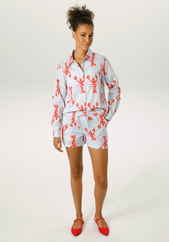 Aniston CASUAL Pajama Pants in Blue