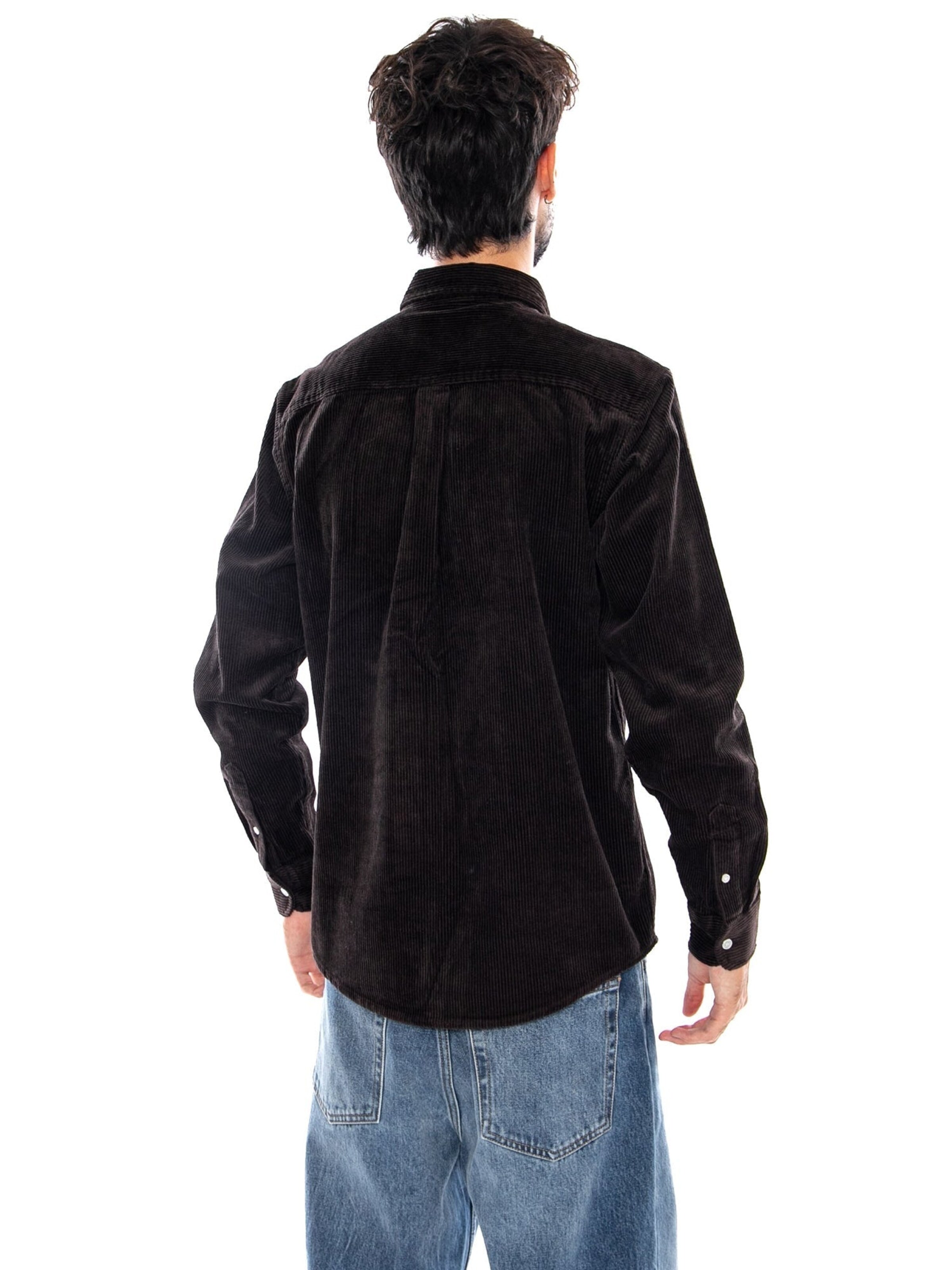 Carhartt WIP Comfort fit Overhemd 'L/S MADISON CORD SHIRT' in Bruin
