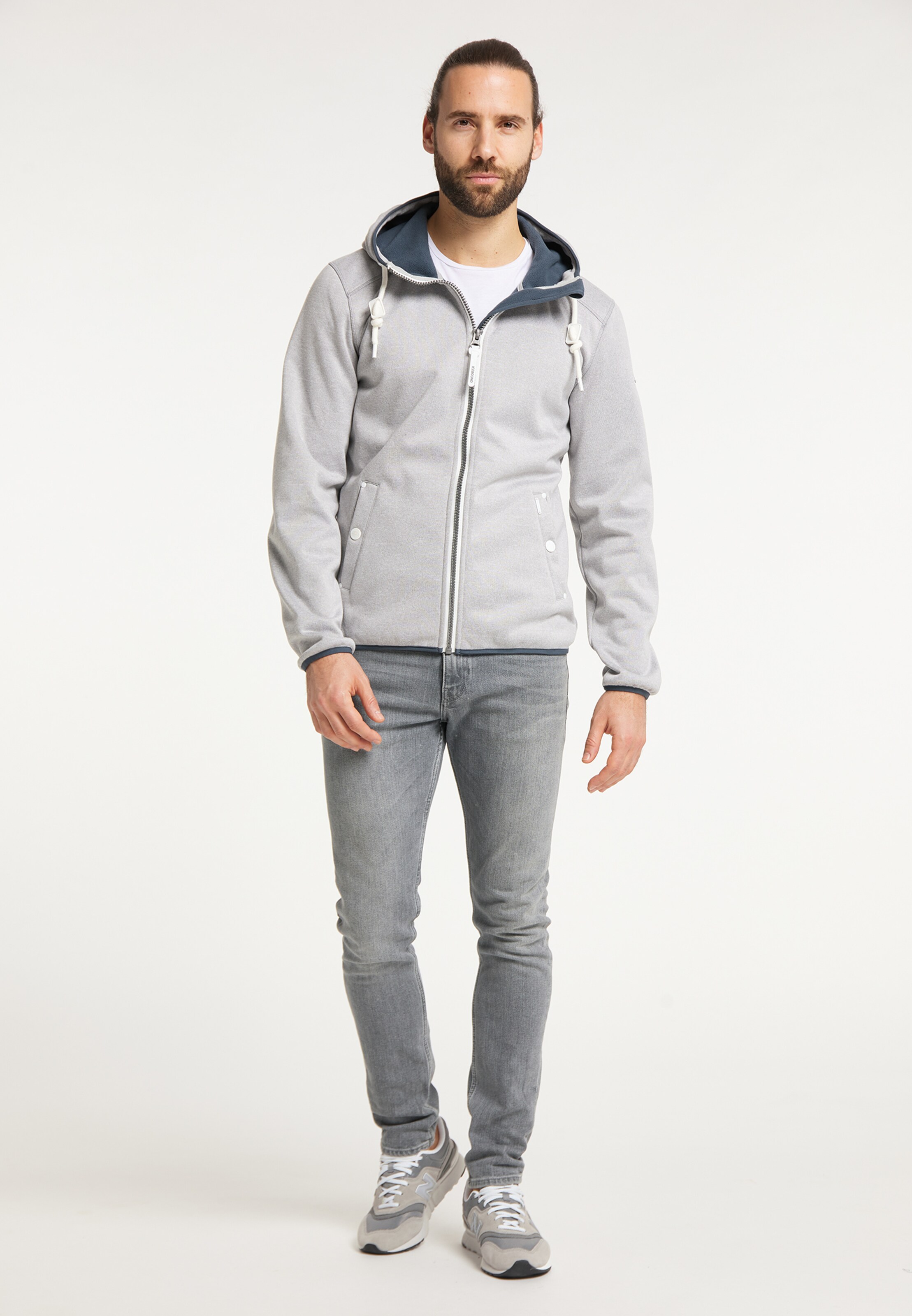 Männer Jacken ICEBOUND Jacke in Hellgrau - ZJ23160 Männer Jacken ICEBOUND Jacke in Hellgrau - ZJ23160