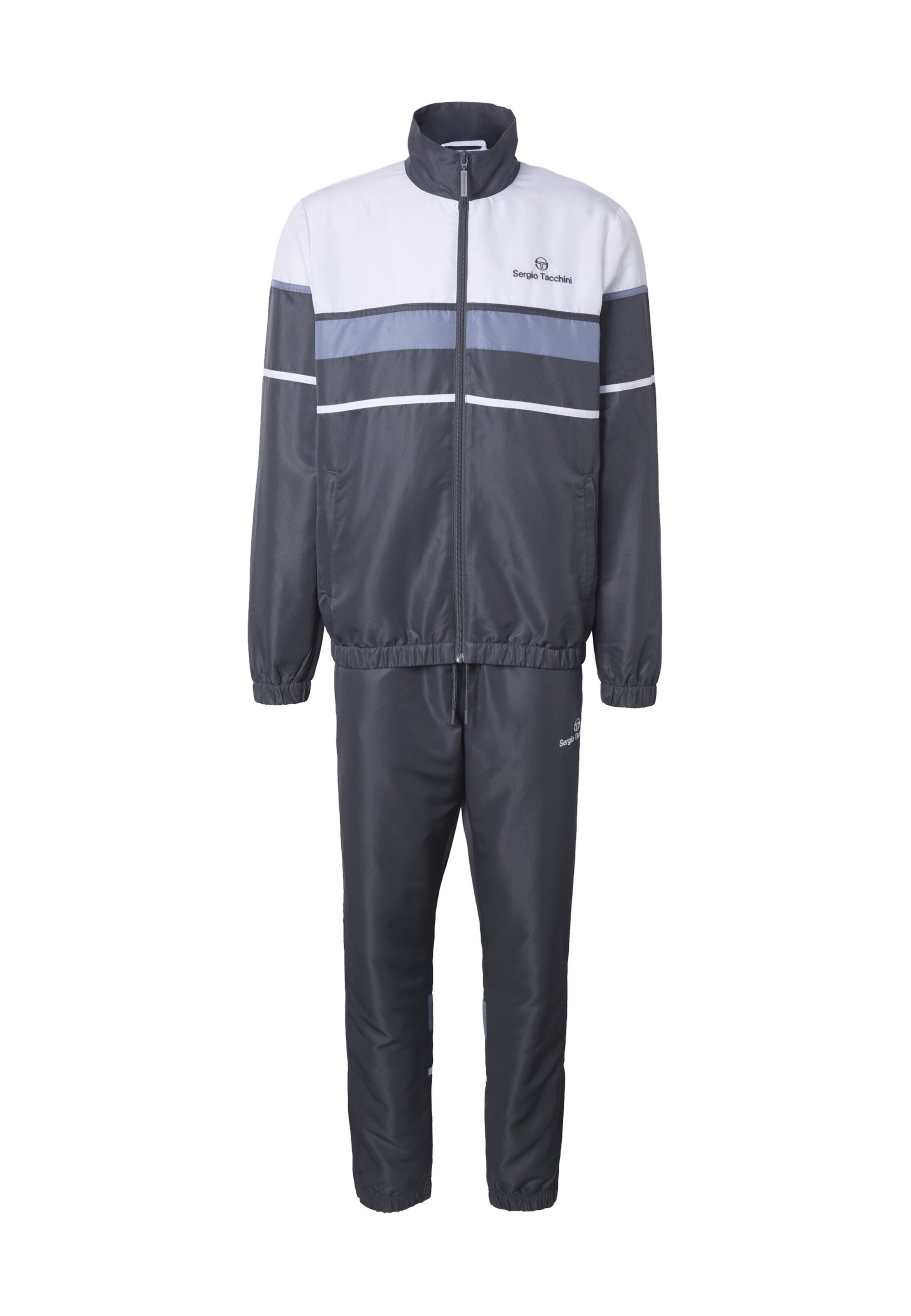 Sergio Tacchini Strój treningowy 'Scorpione' w kolorze szary: przód
