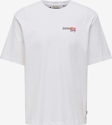 Only & Sons Paita 'ONSCASTROL' värissä valkoinen: etupuoli