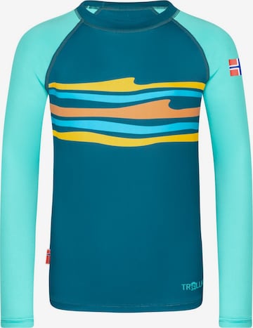TROLLKIDS Athletic Swimwear in Blue: front