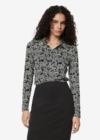 Marc O'Polo Blouse in Zwart: voorkant