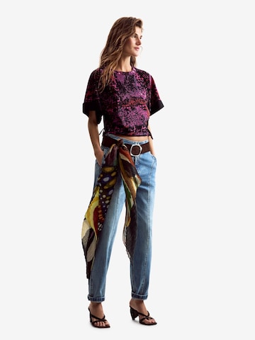 purpurinė Desigual Marškinėliai