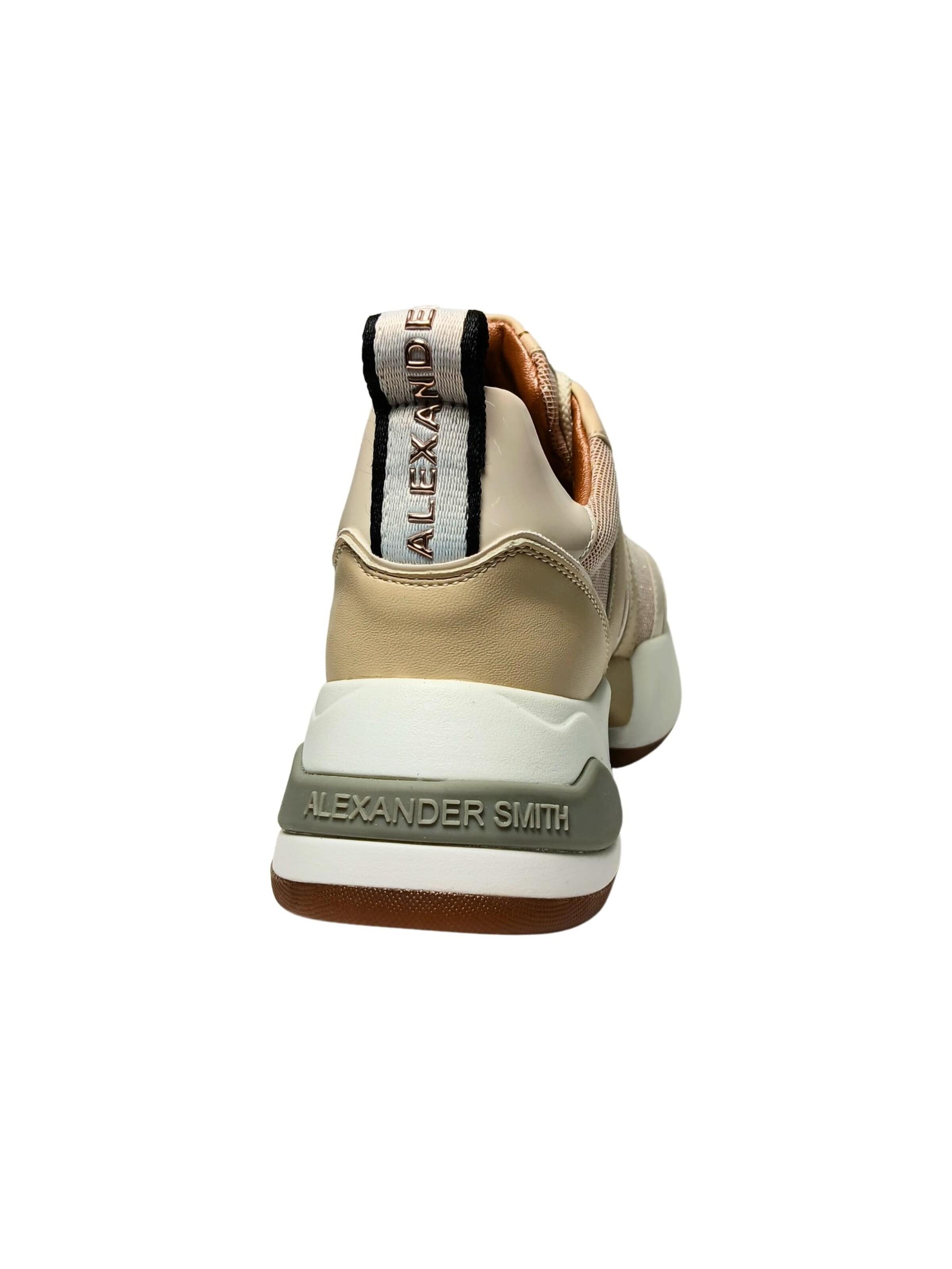Baskets basses Alexander Smith en beige
