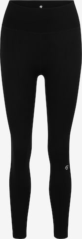 OCEANSAPART Skinny Workout Pants 'Sydney' in Black: front