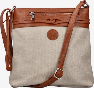 Rieker Crossbody Bag in Beige: front