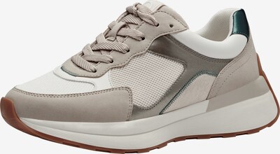 TAMARIS Sneaker in beige / grün / silber / weiß, Produktansicht