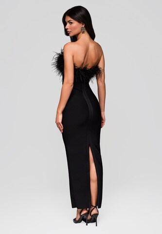 Ombre Abendkleid in Schwarz