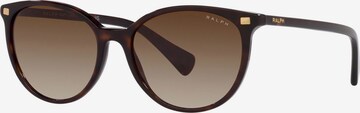 Ralph Lauren Слънчеви очила 'RA5296' в кафяво: отпред