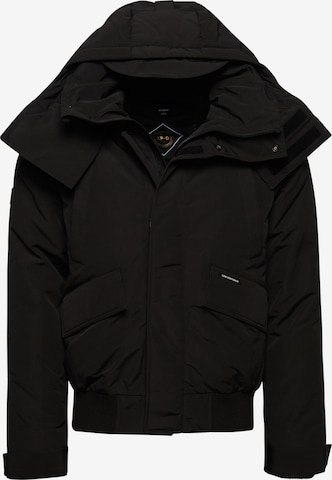 Veste d’hiver 'Expedition Everest' Superdry en noir : devant