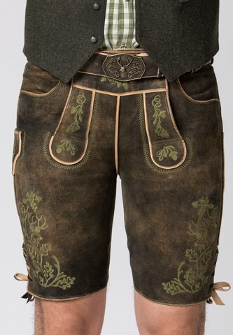 STOCKERPOINT Regular Traditional pants 'Edgar' in Brown: front