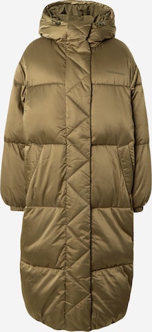 Manteau d’hiver Tommy Jeans en vert : devant