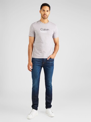 pilka Calvin Klein Marškinėliai
