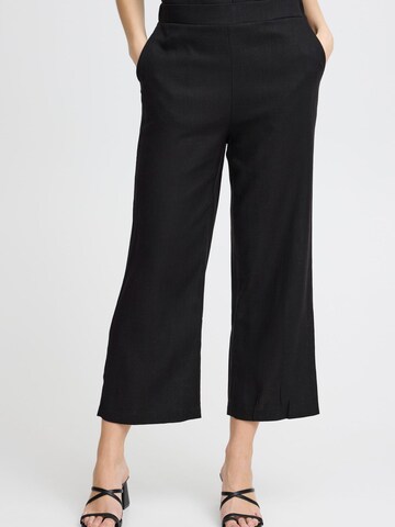 Wide leg Pantaloni 'FRJuna' di Fransa in nero: frontale