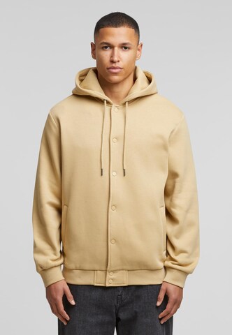 Urban Classics Кофта на молнии в Бежевый