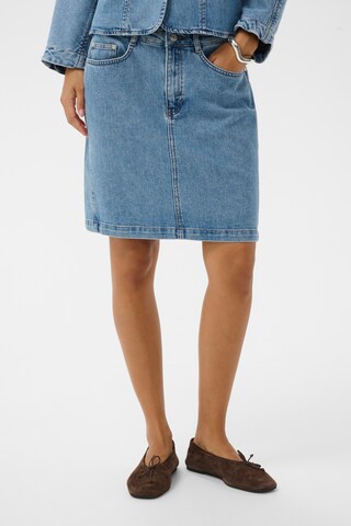 Jupe 'SLAdabella' SOAKED IN LUXURY en bleu : devant