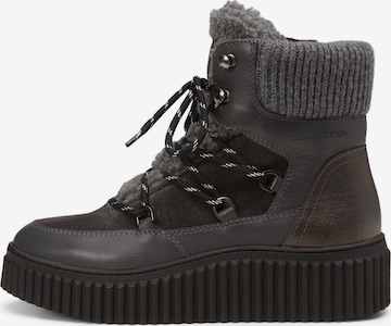 Bottines à lacets Marc O'Polo en gris : devant