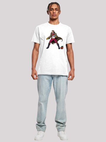T-Shirt 'Leonard Superhero' F4NT4STIC en blanc