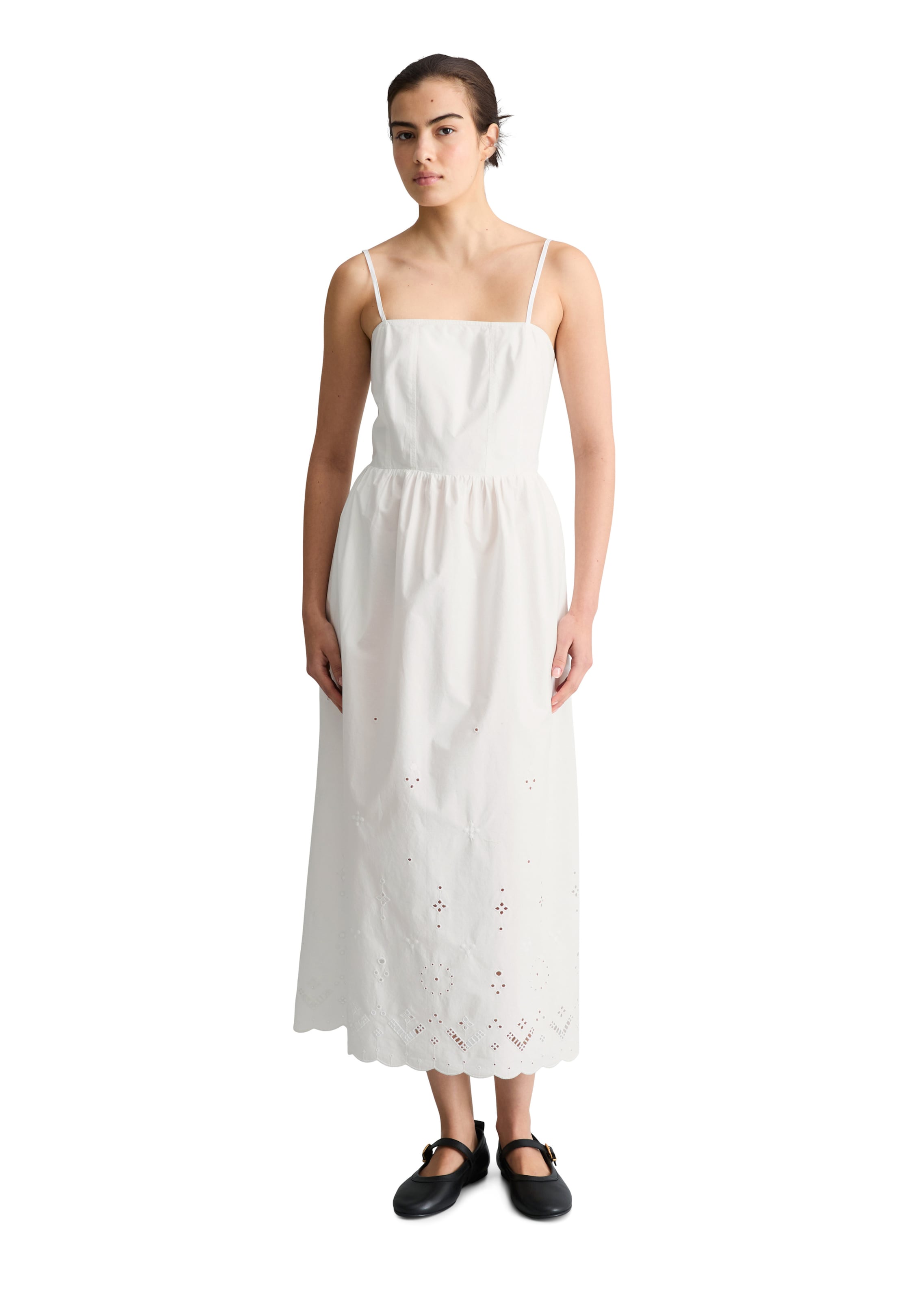 Marc O'Polo DENIM Jurk in Wit: voorkant