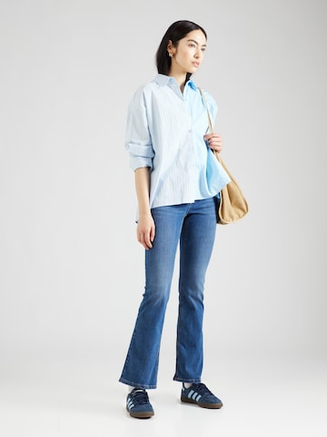 ESPRIT Rozkloszowany krój Jeansy w kolorze niebieski