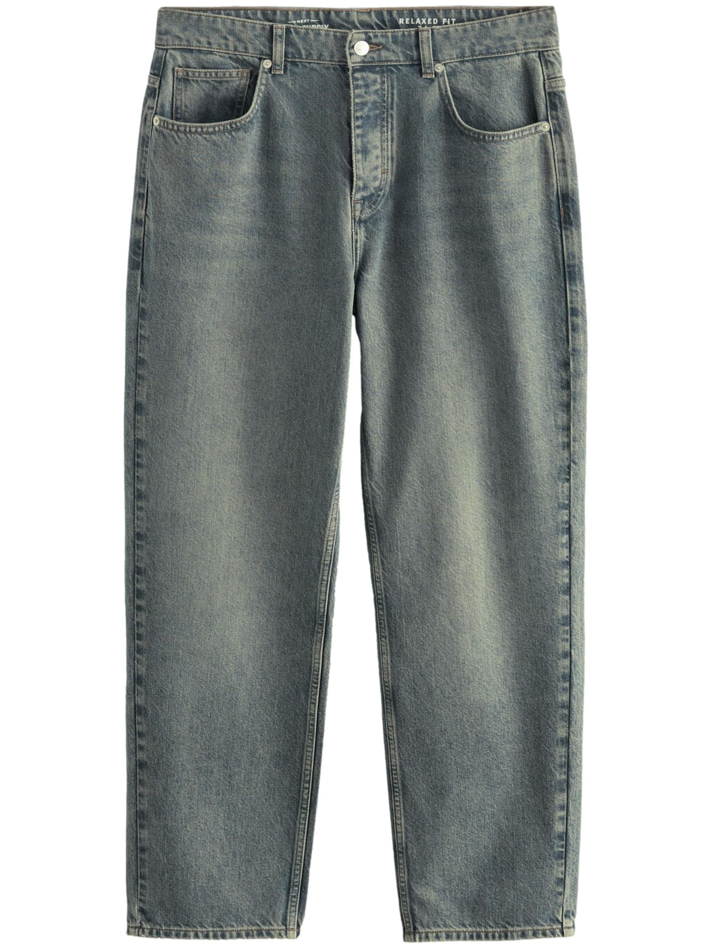 Next Свободный крой Джинсы в Синий: спереди