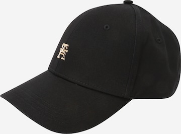 TOMMY HILFIGER Cap 'Essential' in Black: front