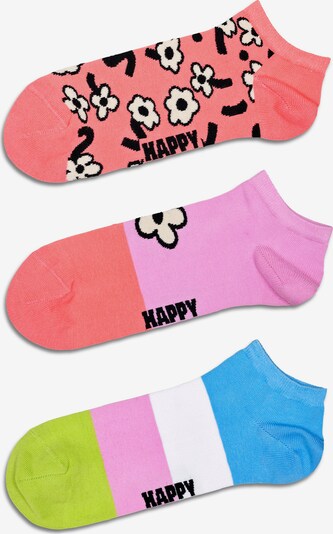 Happy Socks Sokker i lysegrøn / pink / pitaya / hvid, Produktvisning