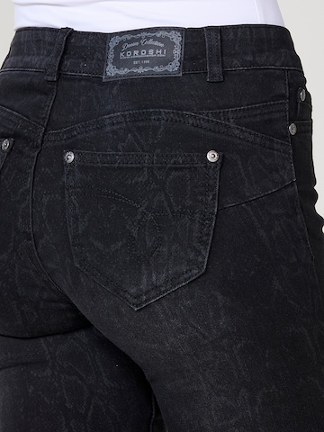 KOROSHI Regular Jeans in Zwart