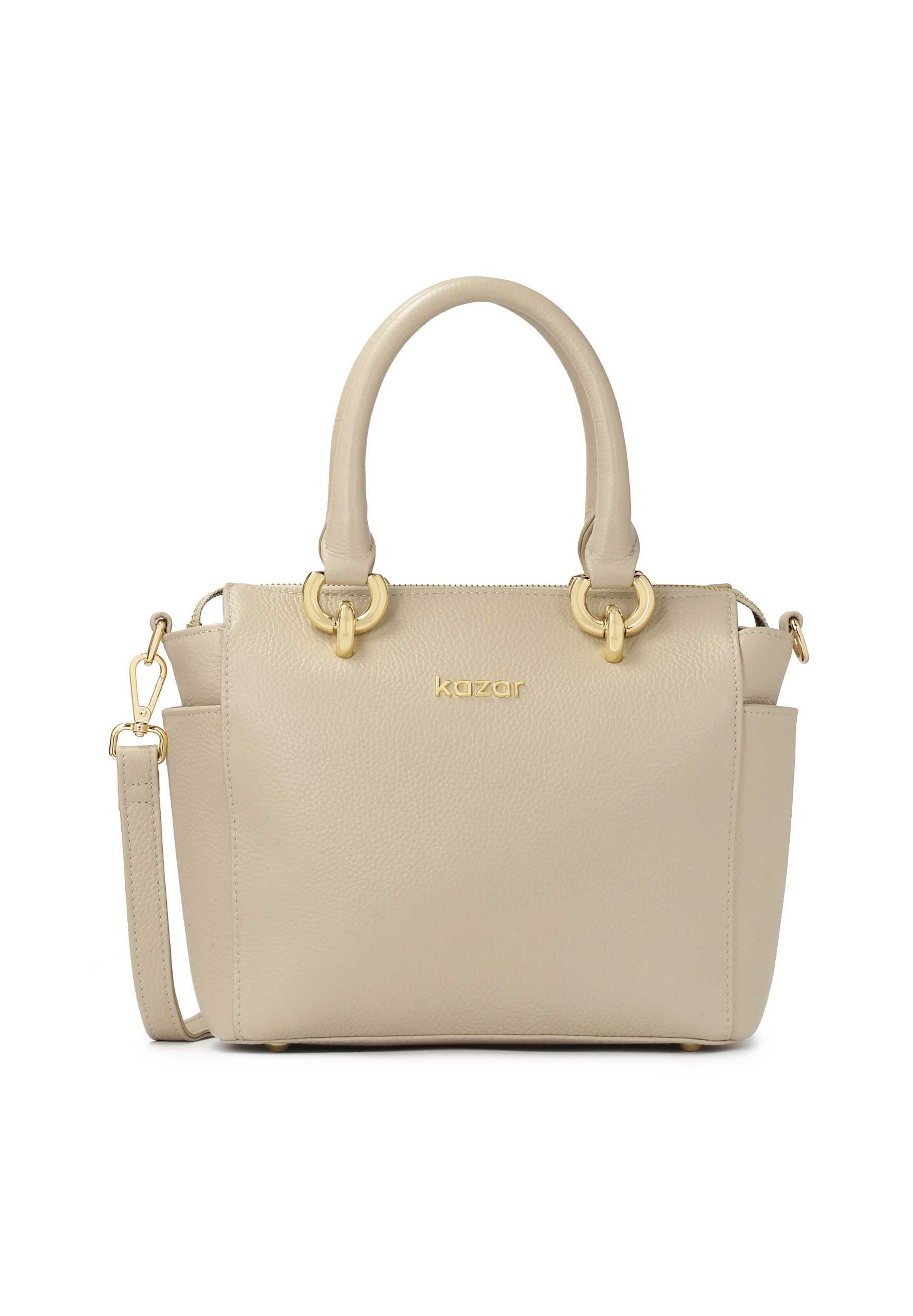 Kazar Handbag in Grey: front