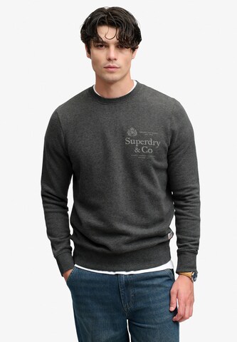 Superdry & Co Sweatshirt in Grey: front