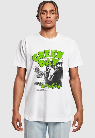 Merchcode Koszulka 'Green Day Dookie Sketched Up' w kolorze biały: przód
