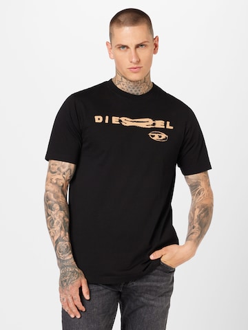 DIESEL - Camisa em preto: frente