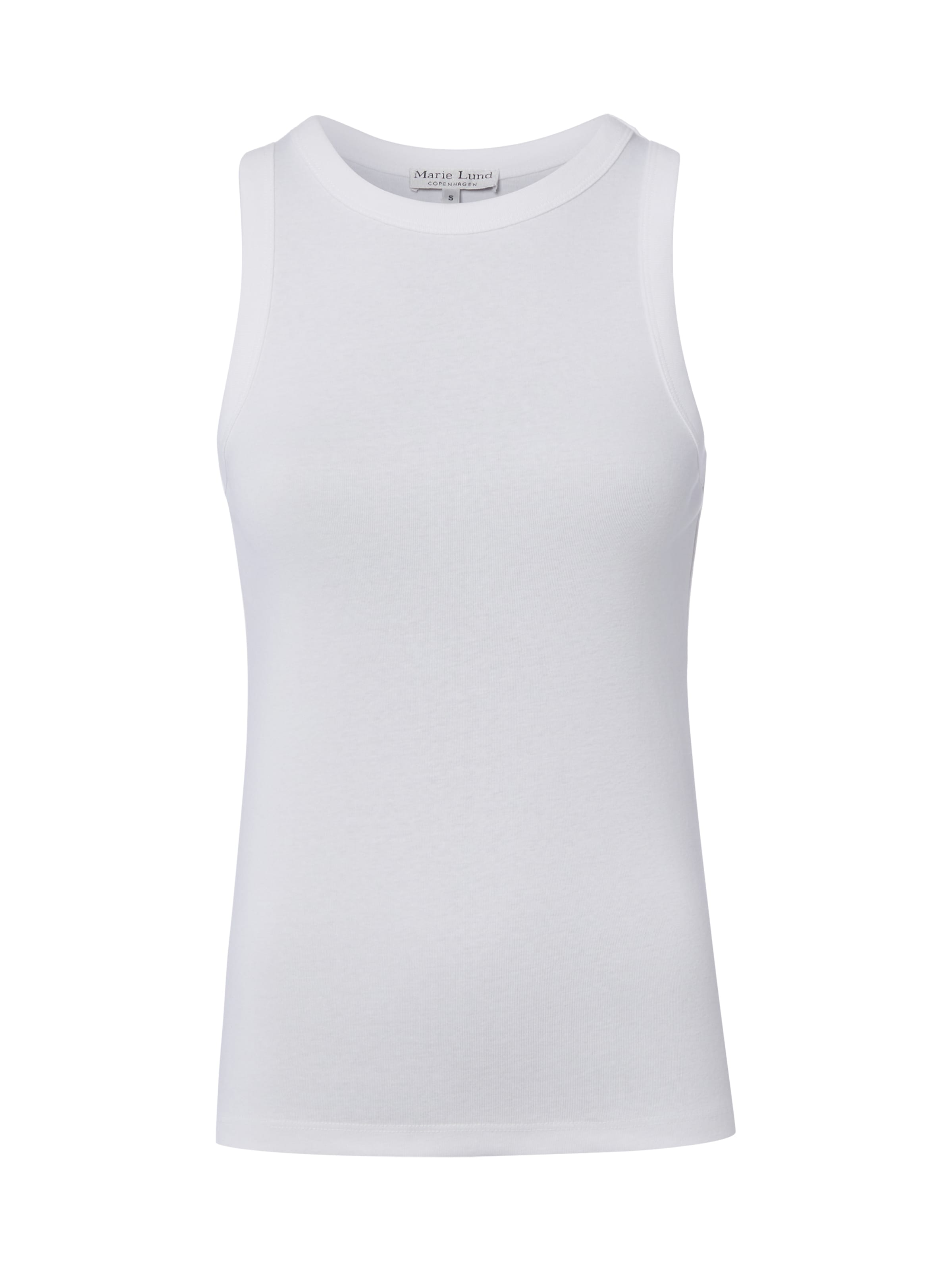 Marie Lund Top in White: front