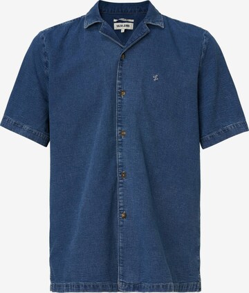 Coupe regular Chemise Salsa Jeans en bleu : devant