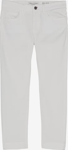 Marc O'Polo Slim fit Pants 'Lulea' in White: front