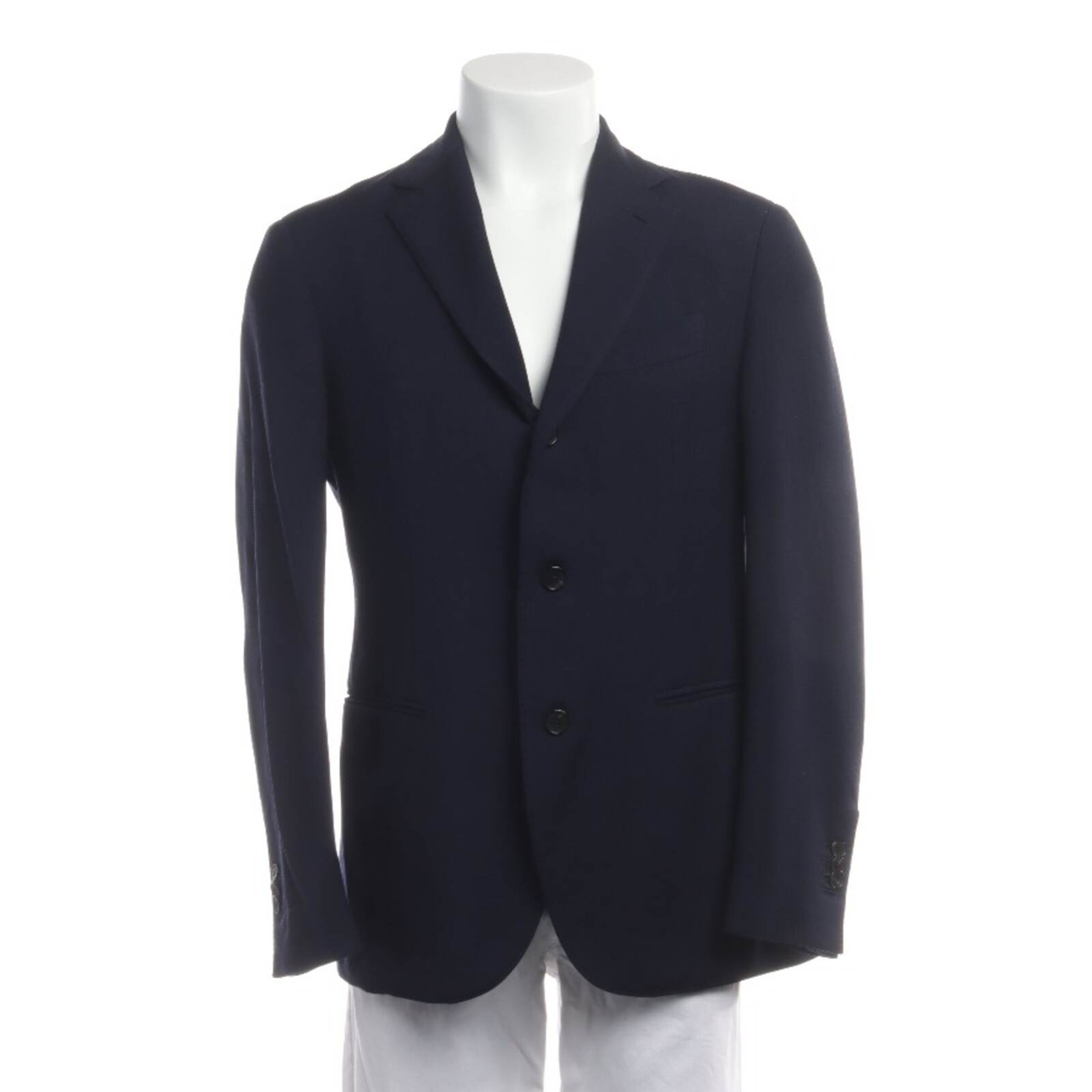 LARDINI Suit Jacket in M-L in Blue: front