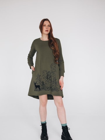 RADADA Kleid 'IN THE WOODS' in Grün